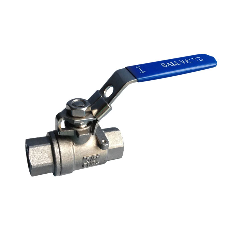 Valve à billes femelle filetée en acier inoxydable en acier inoxydable robuste