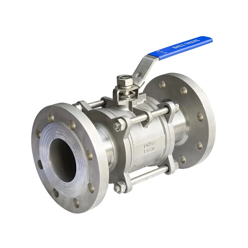 3PC DIN Flanged Ball Valve