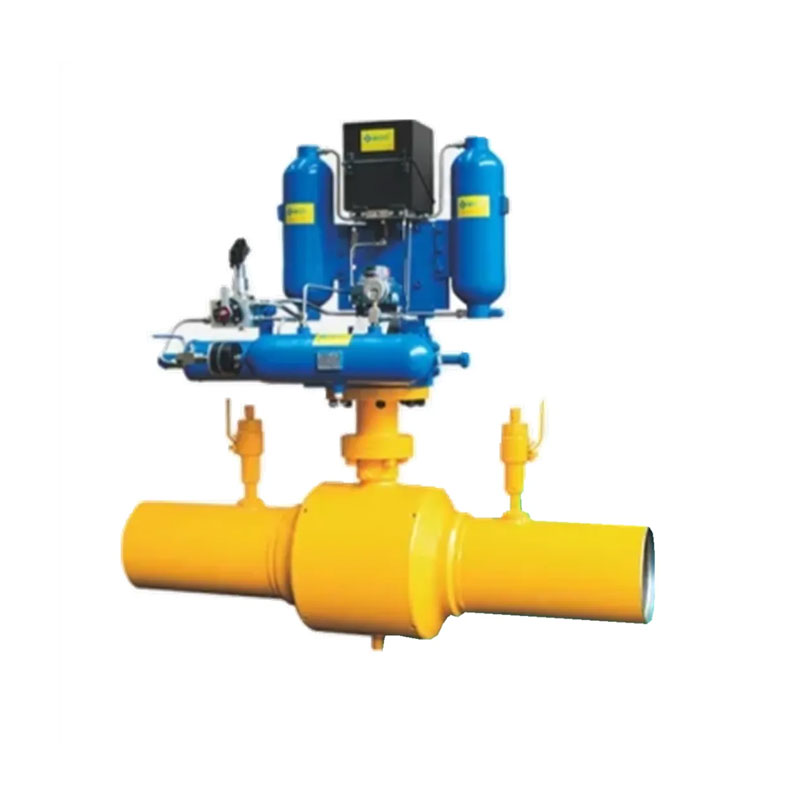 Pneumatique-hydraulique actionné entièrement valve à billes soudées