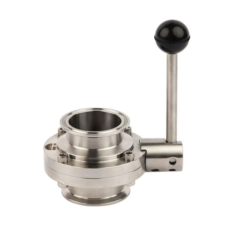 Valve de papillons en tri-clamp sanitaire