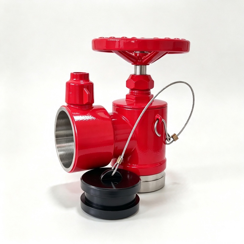 Vannes d'atterrissage de bouche d'incendie en acier inoxydable 304