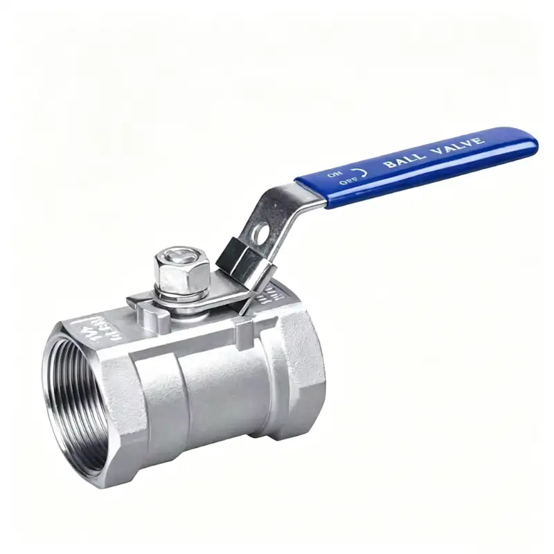 Robinet à tournant sphérique monobloc en acier inoxydable