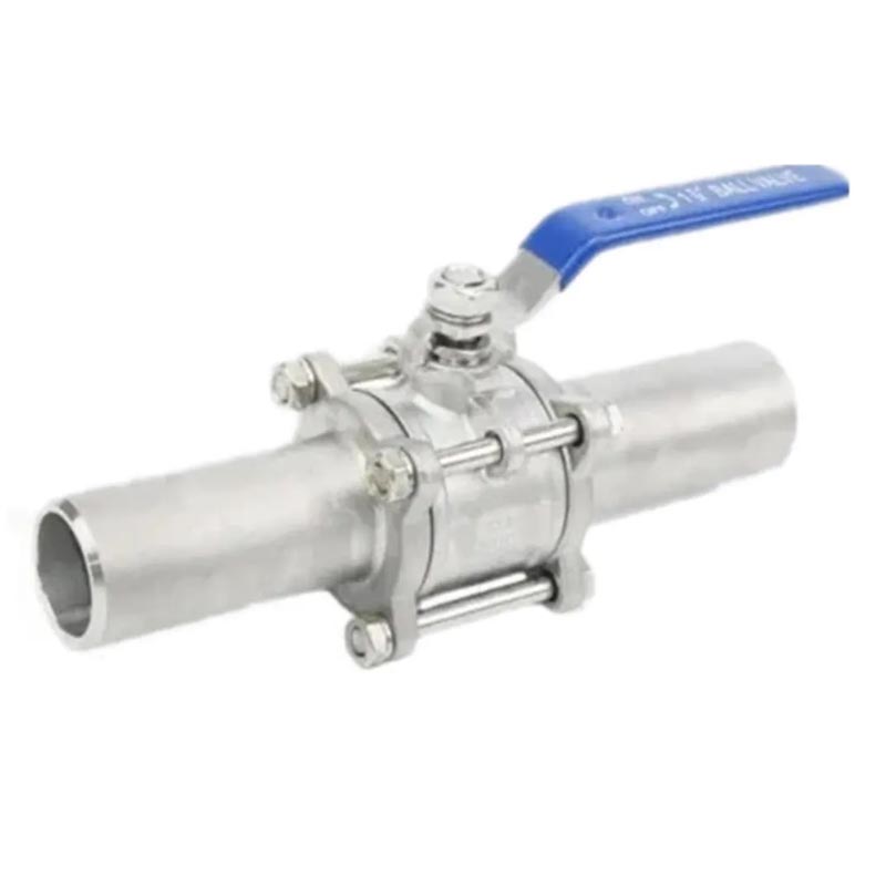 PN63 en acier inoxydable 3pc soupape de soupape
